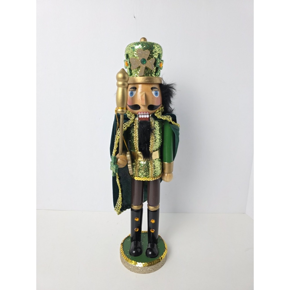 Kurt S Adler Christmas‎ Holiday Nutcracker St Patricks Day Irish 15" cape wooden